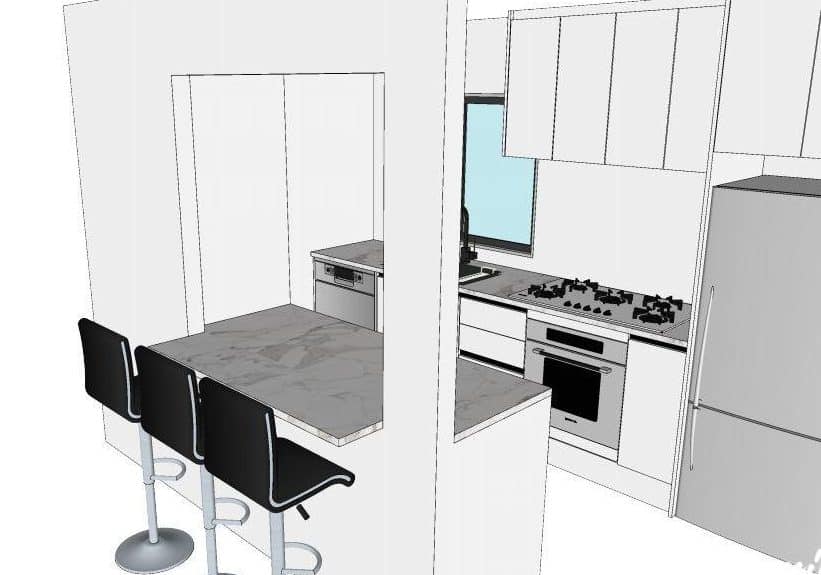 Functional Kitchen Design, Minimum Distance Between Kitchen Island And Counter Nz