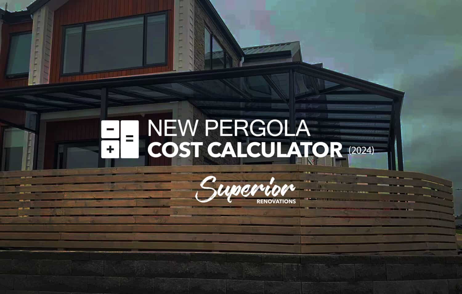 new pergola cost